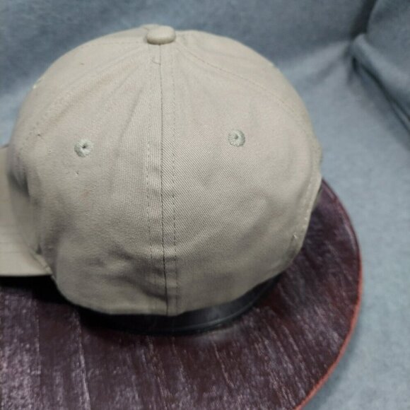 John Deere Logo Cotton Hat Tan/Khaki Adjustable Green Power Farming Embroidered - Picture 5 of 15